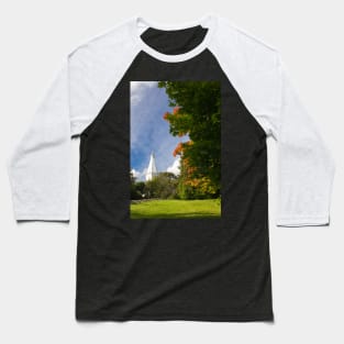 Early Autumn in City Park Baseball T-Shirt